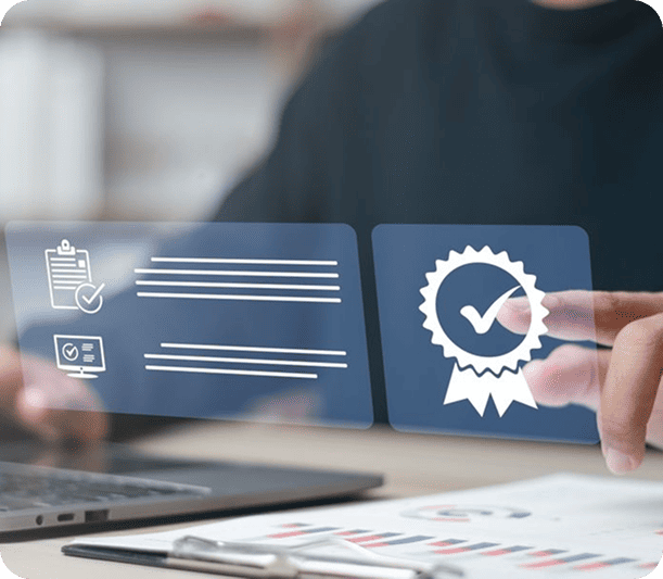 Team discussing trademarks